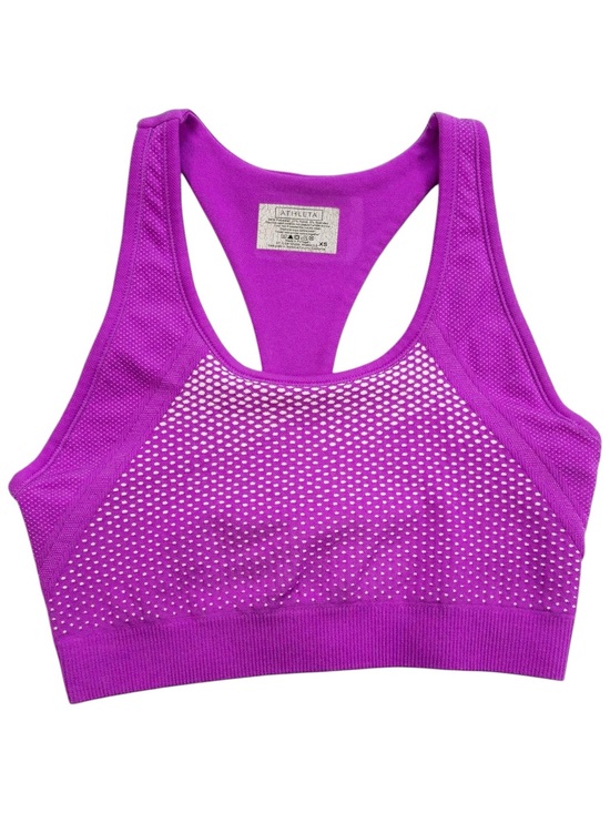 Athleta Other - ATHLETA Purple Seamless Racerback Sports Bra XS Workout Yoga Activewear